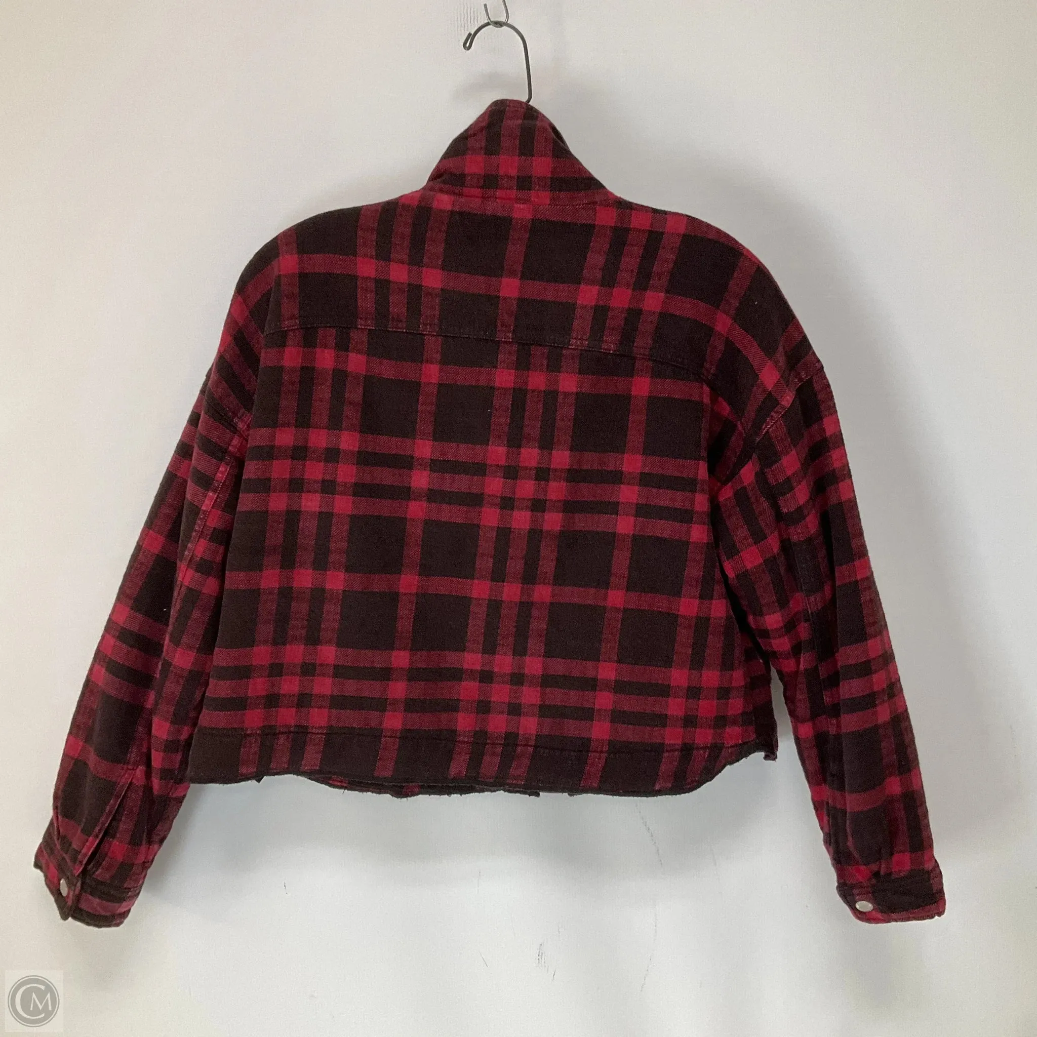 Jacket Other By Bdg In Plaid Pattern, Size: S