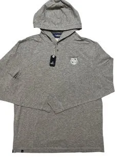 Johnnie-O Woodley Cotton T-Shirt Hoodie - Seal