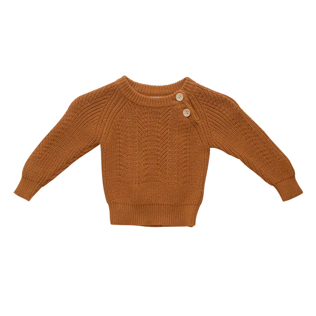 Knit Sweater - Rust