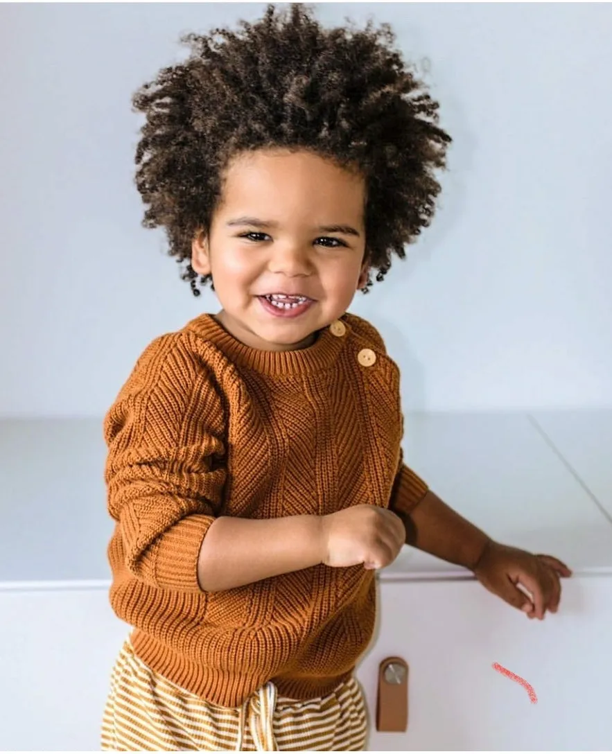 Knit Sweater - Rust
