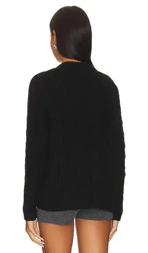 Laced Cable open Cardigan