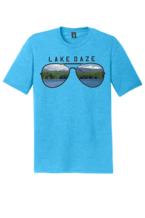 Lake James "Lake Daze" Shortoff mountain in Sunglasses Unisex Tee