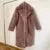 Lapel Plus Winter Early-bird special Oversized Coat Luxury Faux Customizable Plush Outerwear Fur Belted Overcoats Jacket Size Long Female Fur Rabbit Coats Women