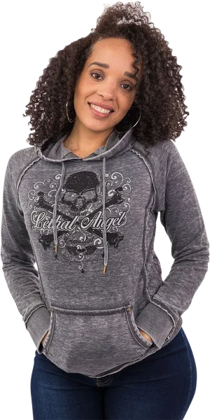 LETHAL THREAT Women's Immortal Hoodie - Gray