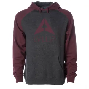 LVL UP Sports Hoody - Burgundy Red