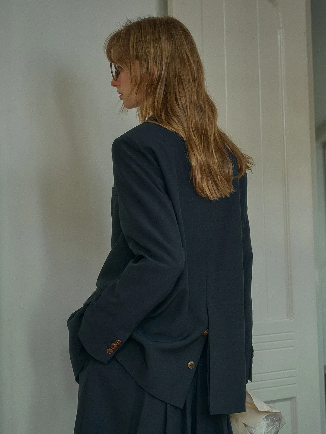 Matilda Notched Lapel Blazer