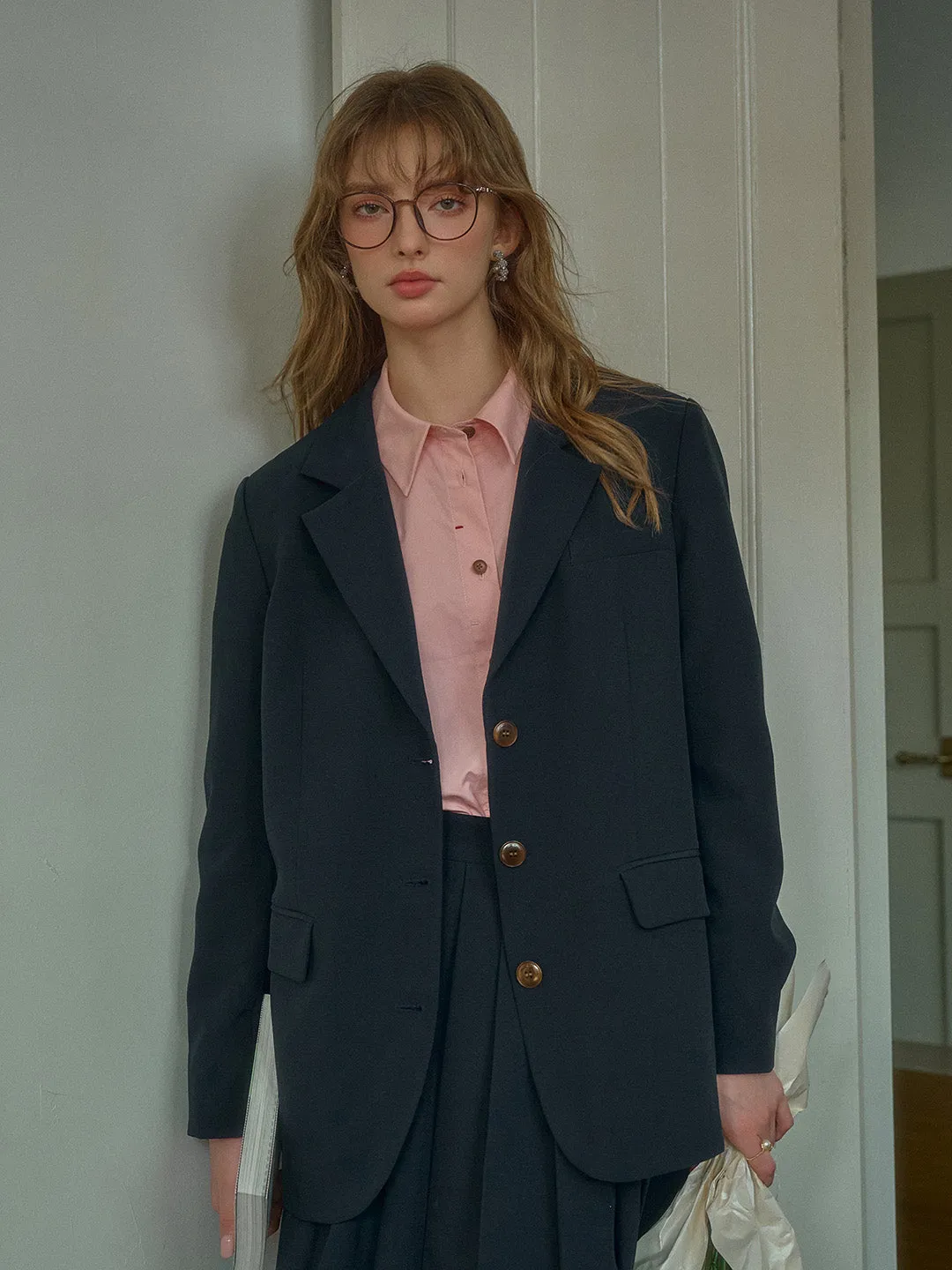 Matilda Notched Lapel Blazer