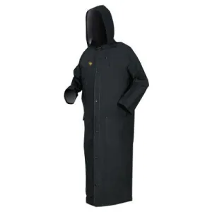 MCR Safety Classic Plus Rainwear, Large, PVC/Polyester, Black, FR267CL