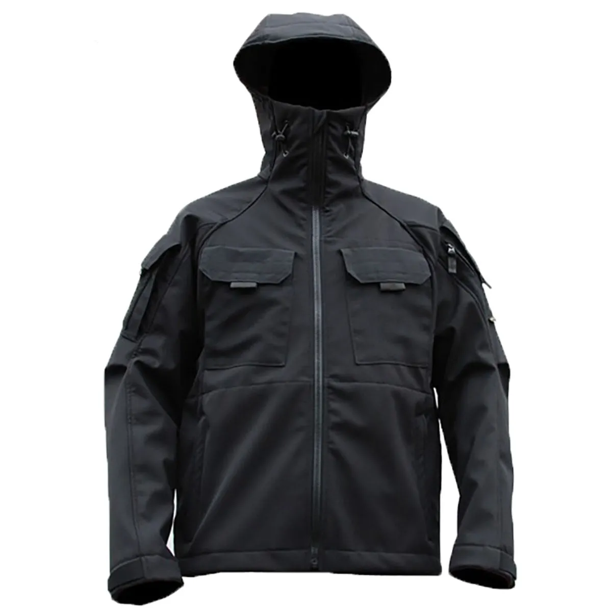 Men Military Multi Pocket Scratch-resistant Cargo Windbreaker Coats