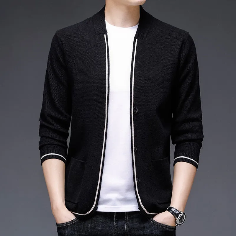 Men's Knitted Cardigan Coats