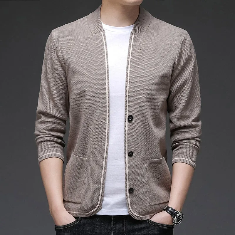Men's Knitted Cardigan Coats