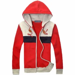 Men's Patchwork Hoodie