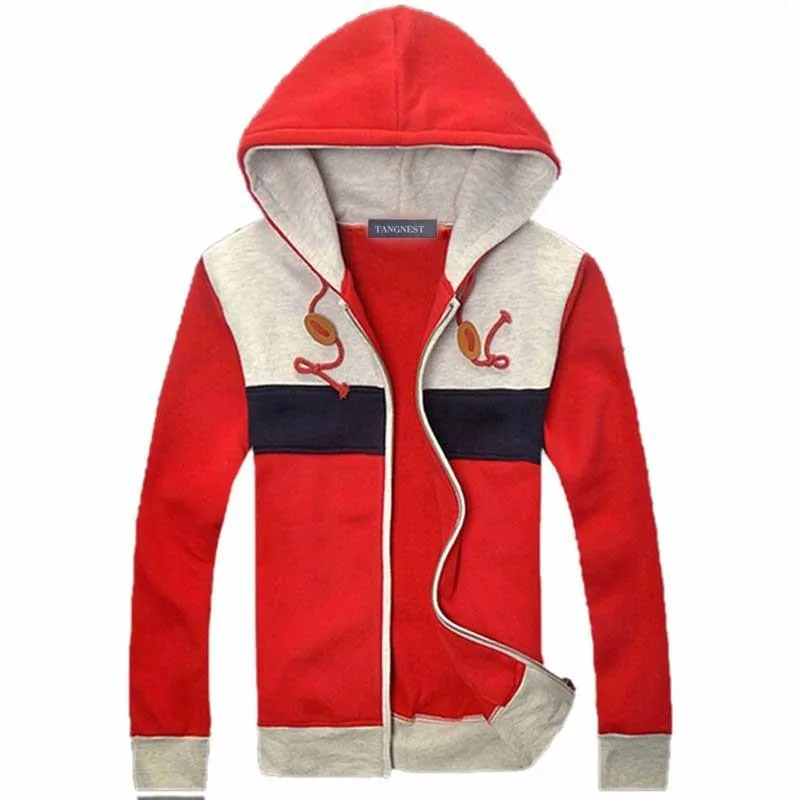 Men's Patchwork Hoodie