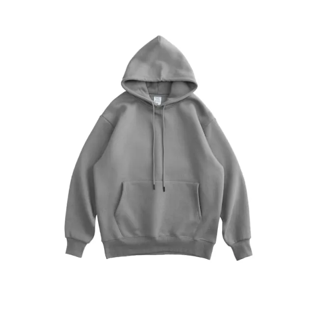 Mens Thick Hip Hop Pure Hoodies