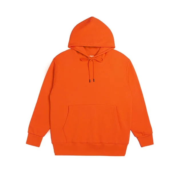Mens Thick Hip Hop Pure Hoodies