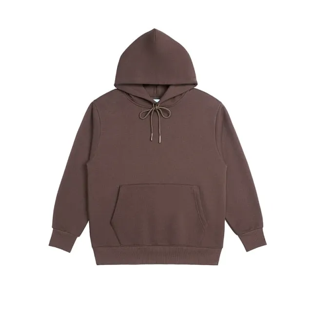 Mens Thick Hip Hop Pure Hoodies