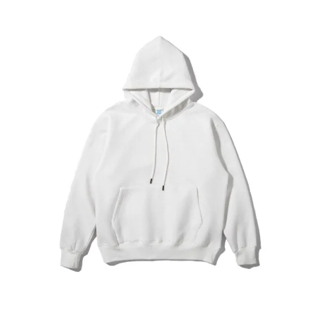 Mens Thick Hip Hop Pure Hoodies