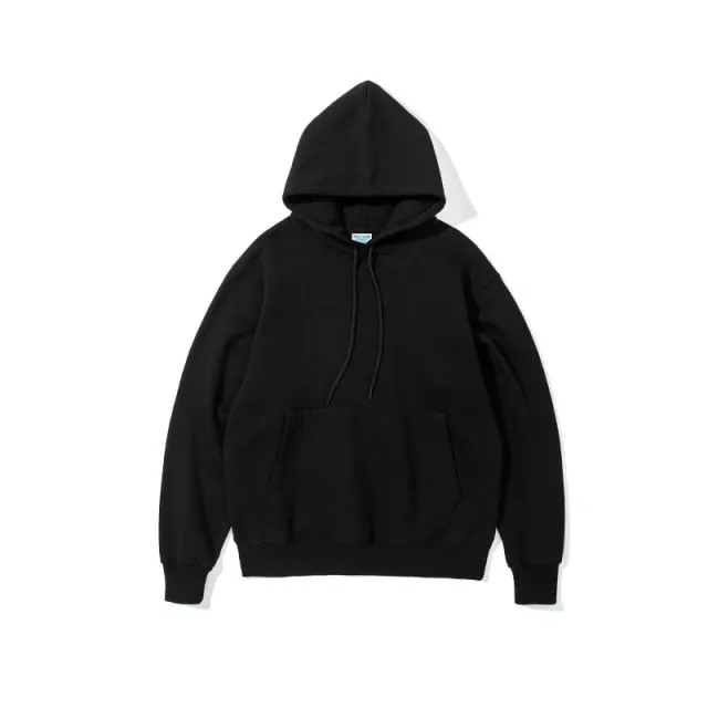 Mens Thick Hip Hop Pure Hoodies