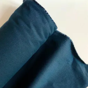 Merchant & Mills Fabric : Flax / Cotton Dry Oilskin - Indigo