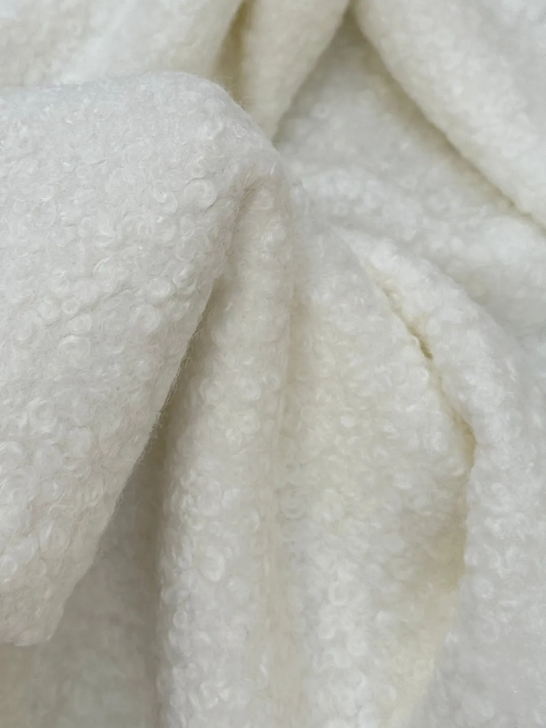 Milk White Premium Lamb Faux Wool