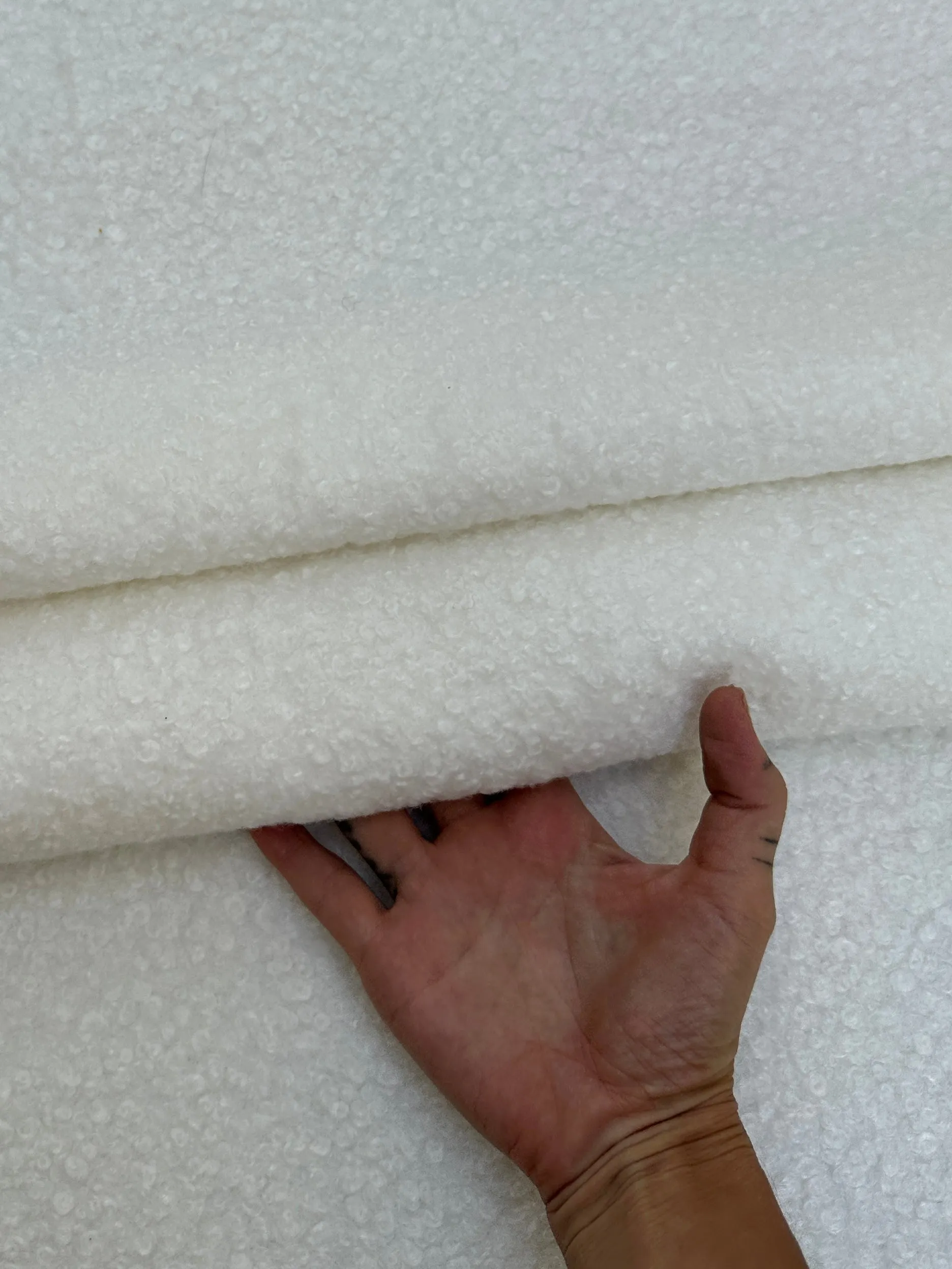 Milk White Premium Lamb Faux Wool