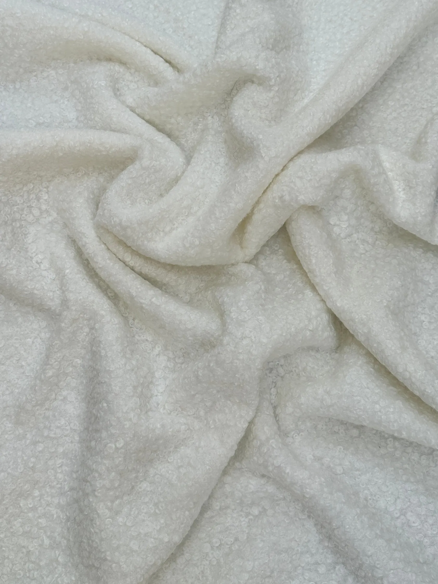 Milk White Premium Lamb Faux Wool