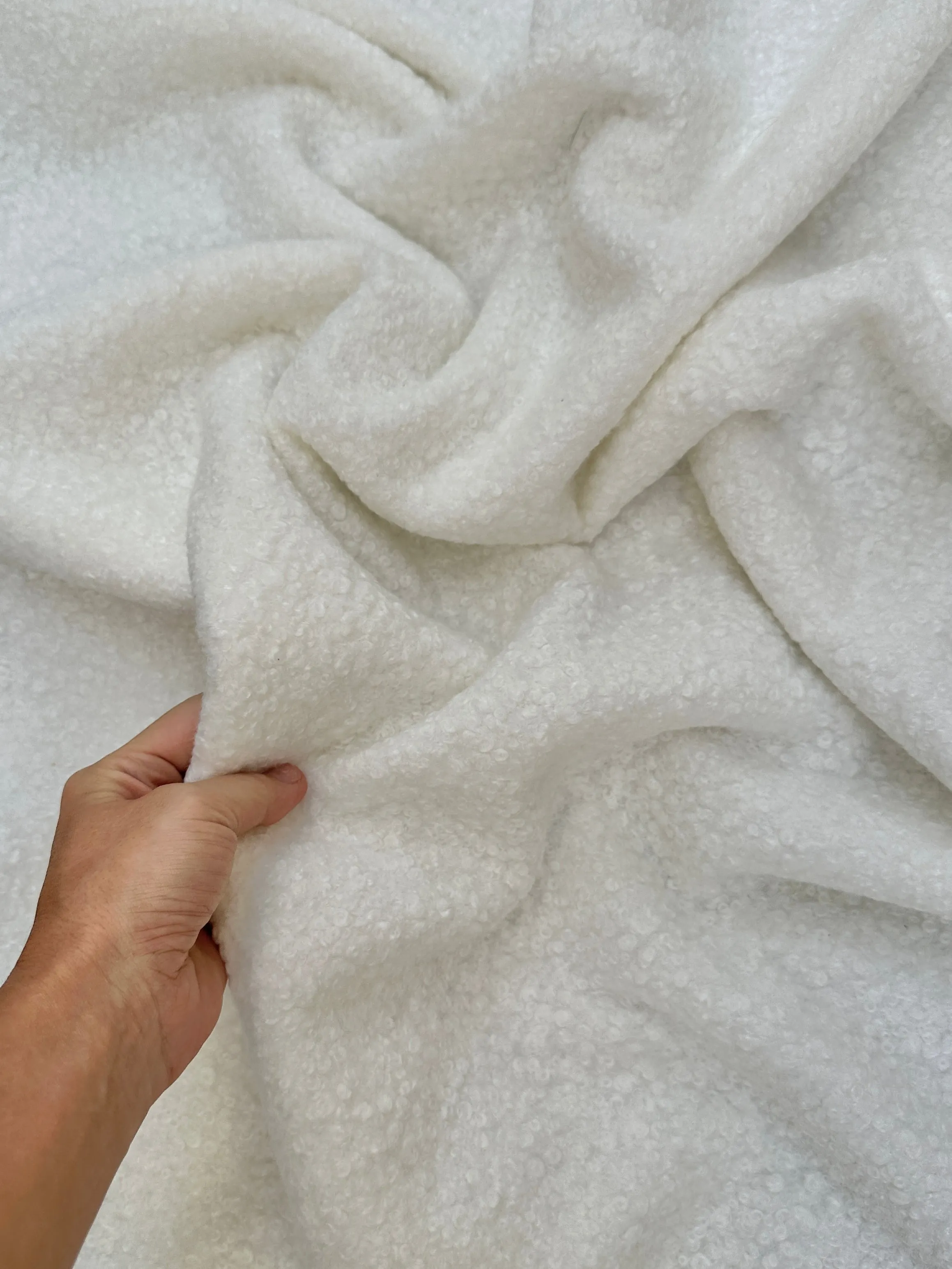 Milk White Premium Lamb Faux Wool