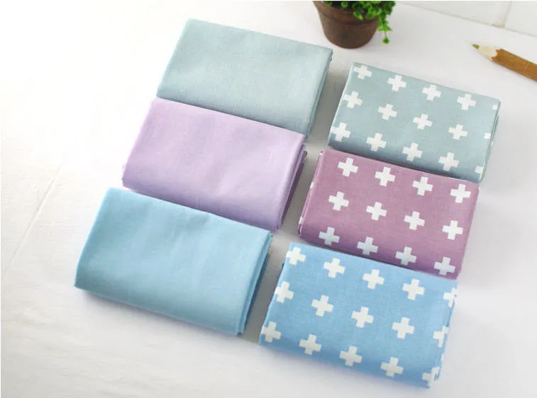 Modern Cross Cotton Fabric - Choose From 6 Patterns - By the Yard 56917