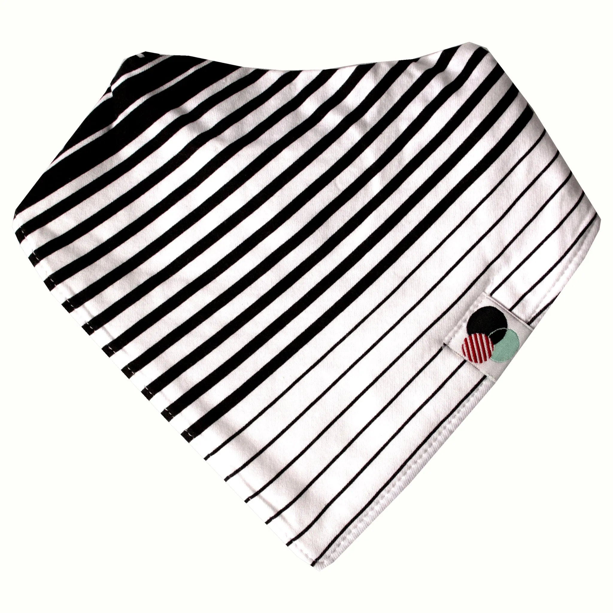MODERN STRIPE  | Premium  Baby Bandana Bib