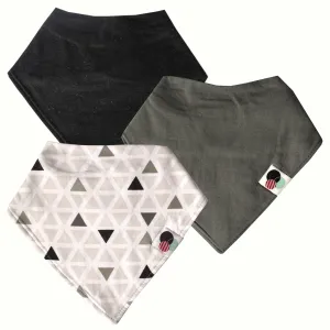 MODERN TRIANGLES  | Premium  Baby Bandana Bib