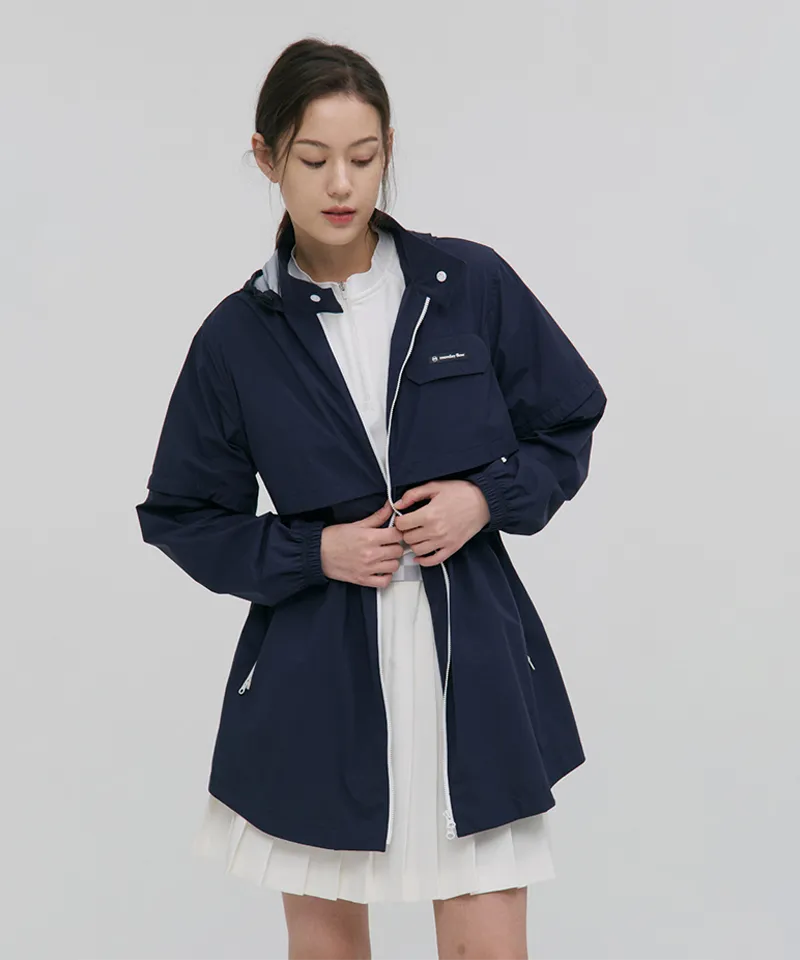 Monday Flow Women's New Munple Lane Trench - Navy