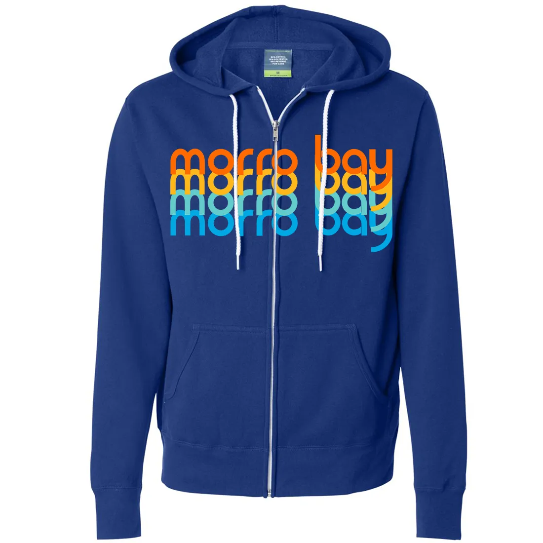 Morro Bay Stacked Zip-Up Hoodie