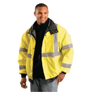 OccuNomix Bomber Jackets, X-Large, Yellow, LUX-TJBJ-YXL