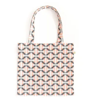 Orient Cotton Canvas Tote (15x15) – Salmon Pink
