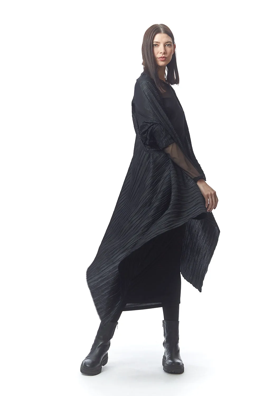 Palermo Pleated Convertible Jacket/Wrap