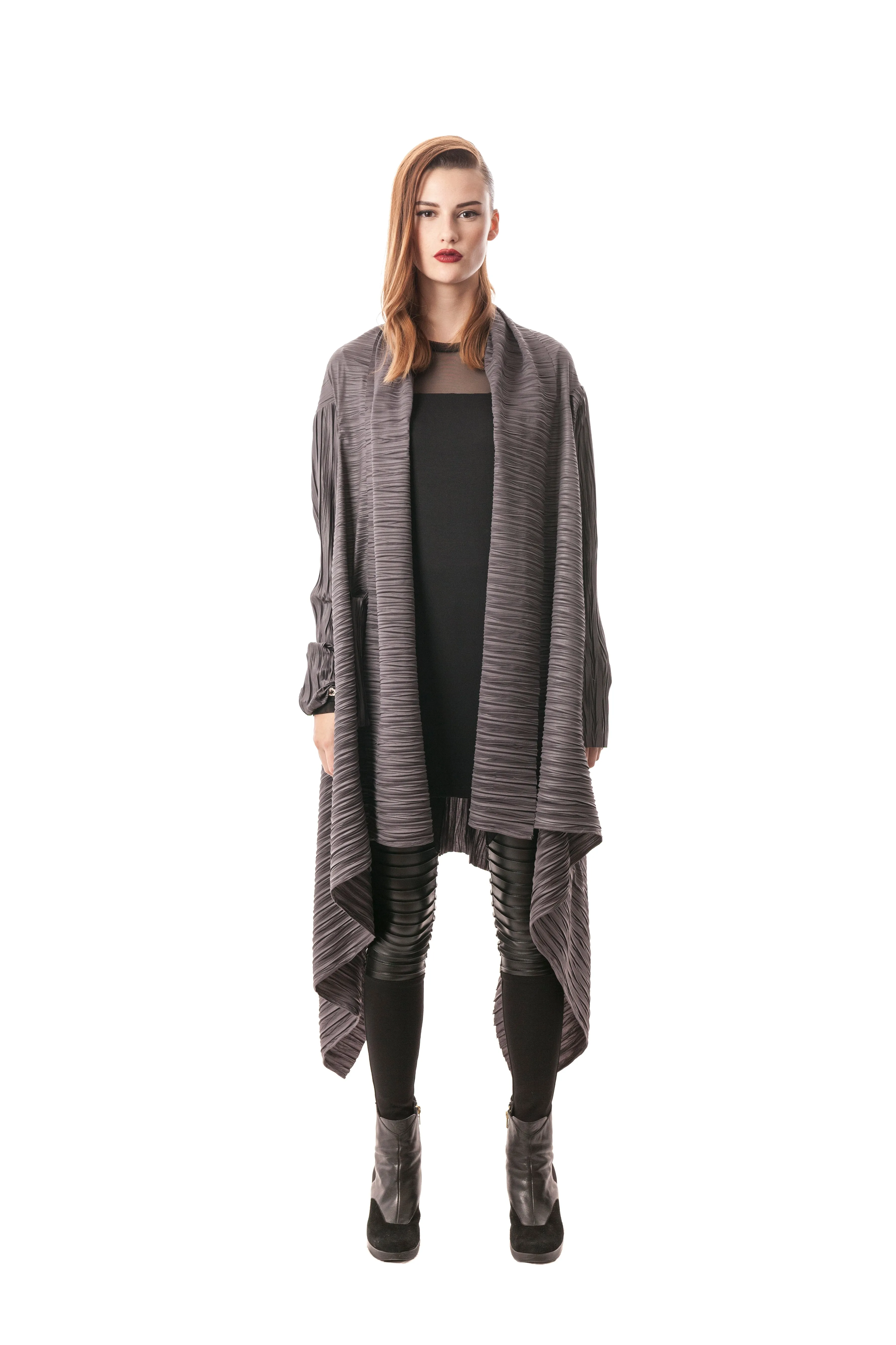 Palermo Pleated Convertible Jacket/Wrap
