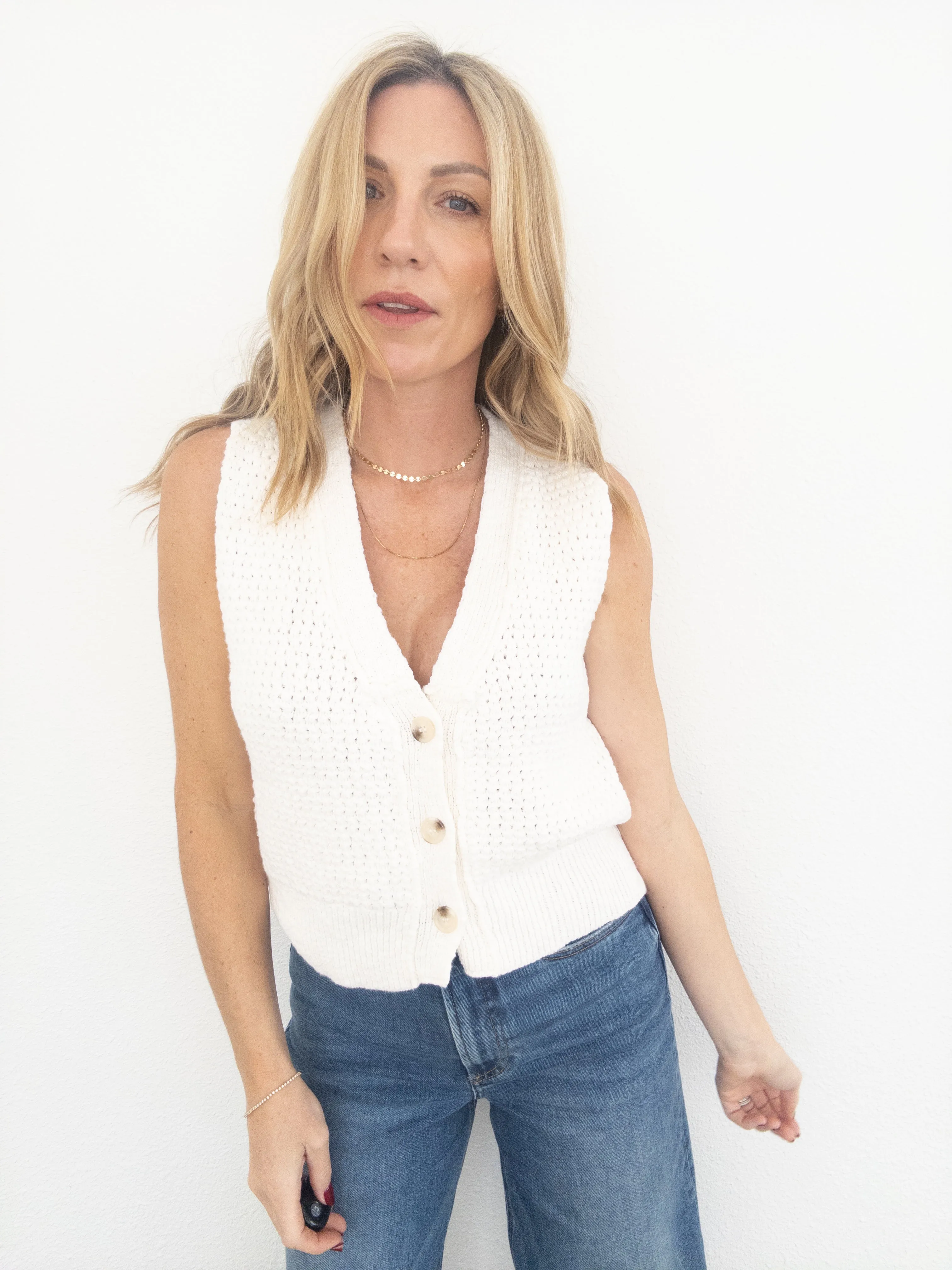 Paper Plane Knit Vest