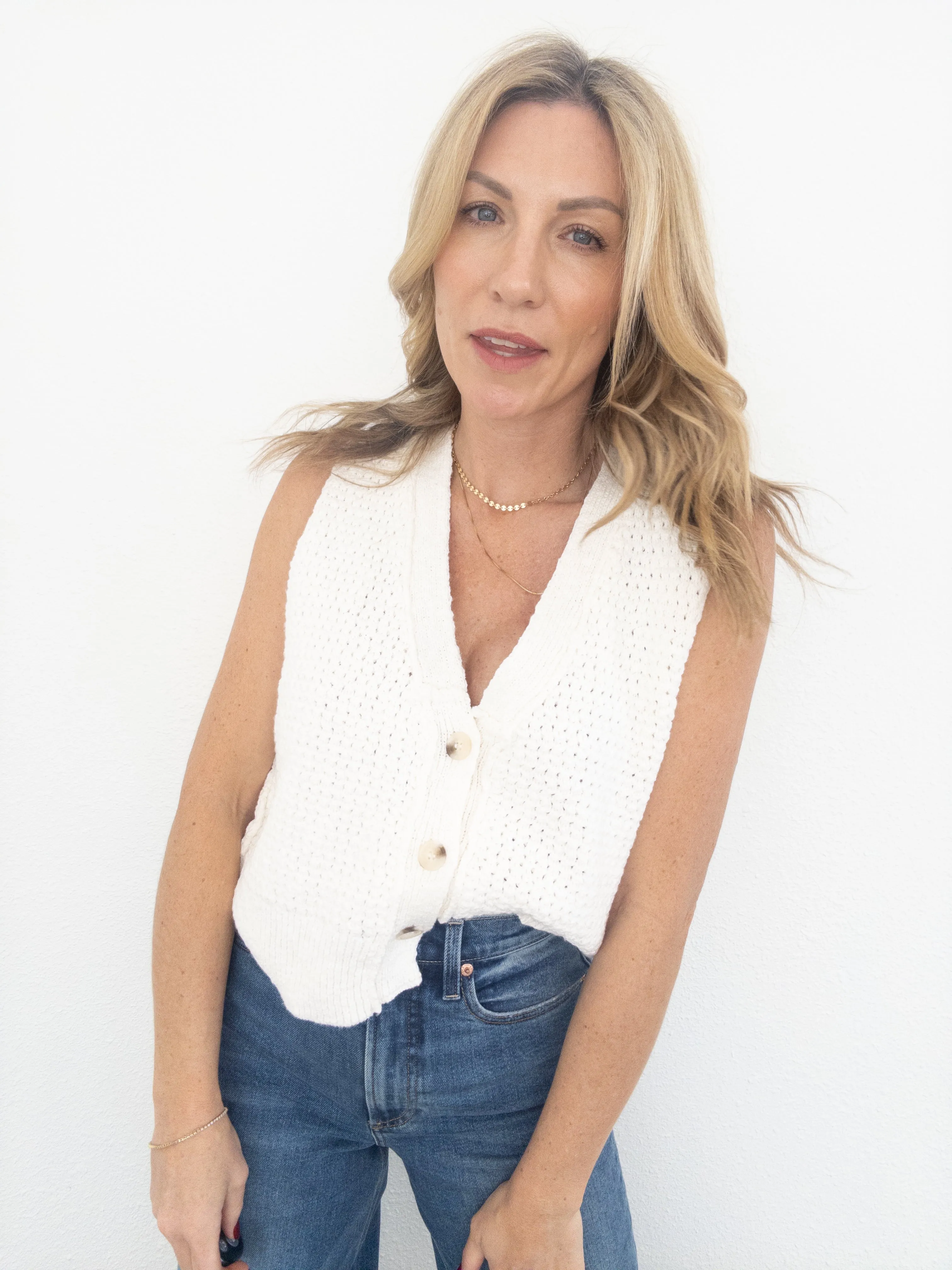 Paper Plane Knit Vest