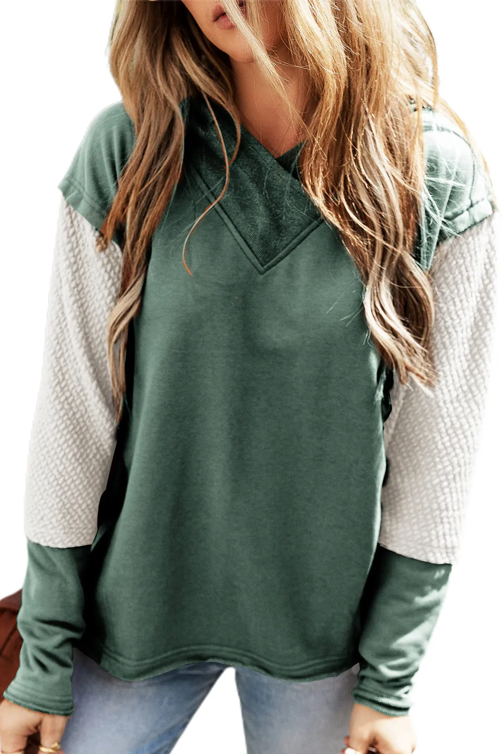 Patchwork Colorblock Hoodie
