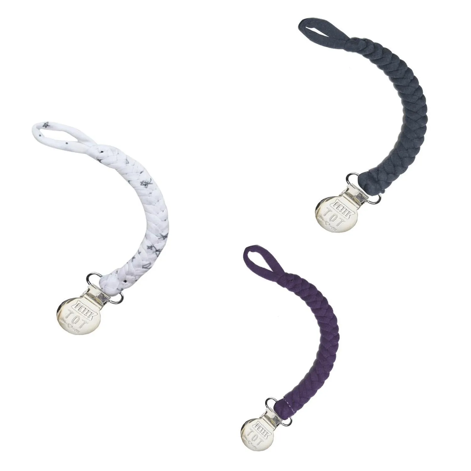 Petit Tot Braided Pacifier Clip