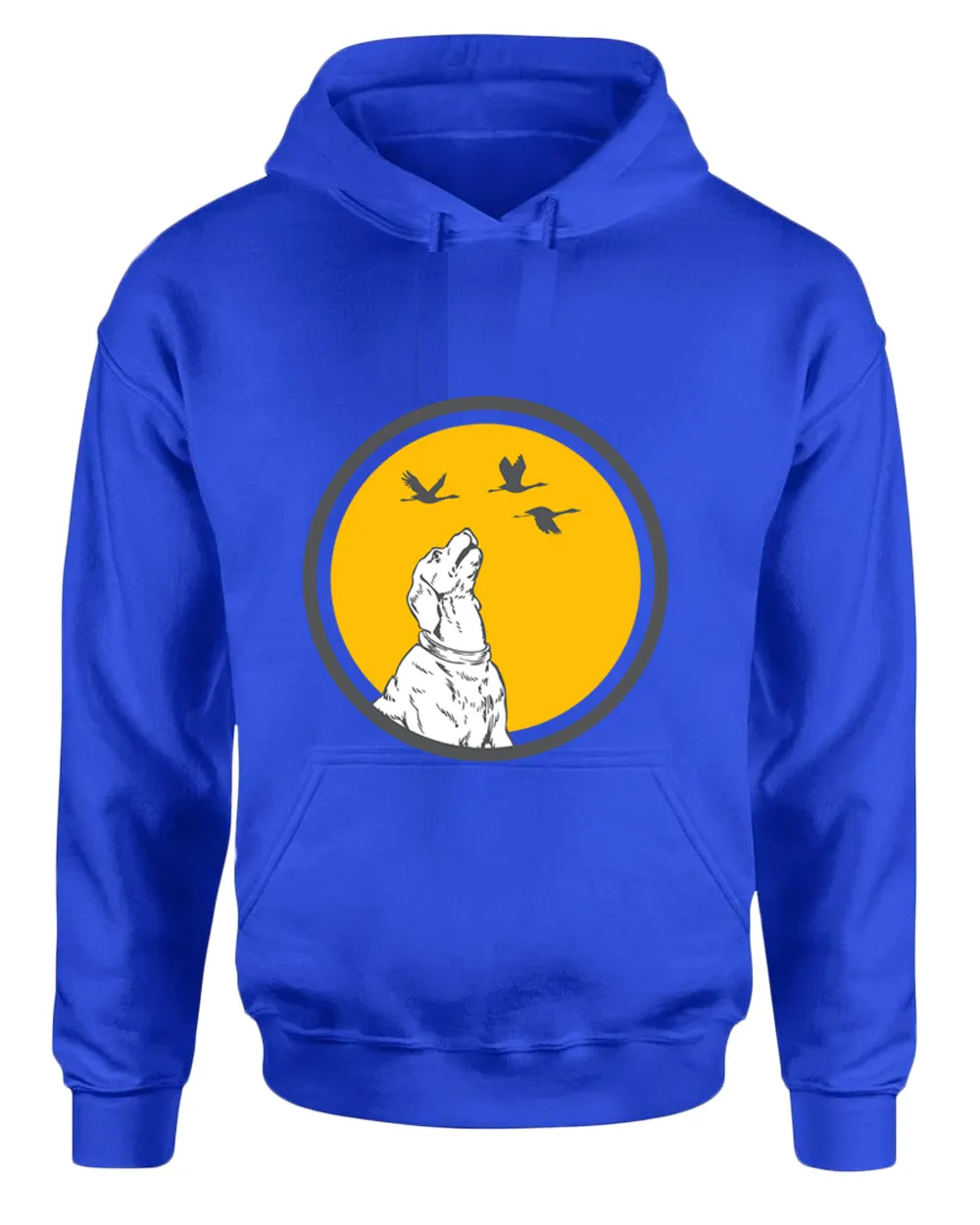 Playful Dog hoodie, dog and flies hoodie