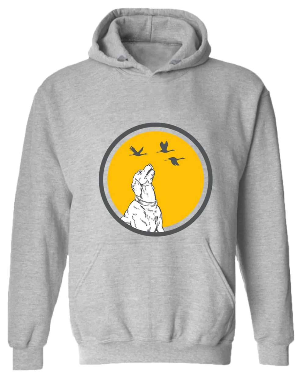 Playful Dog hoodie, dog and flies hoodie