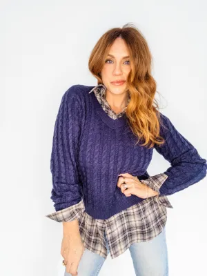 Polo Lounge V Neck Sweater
