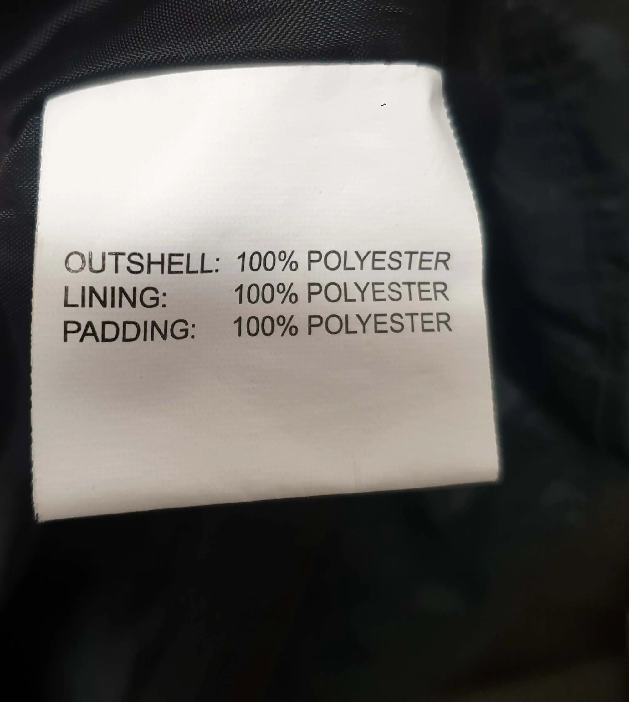 Puffa textured black half sleeve puffer jacket size M