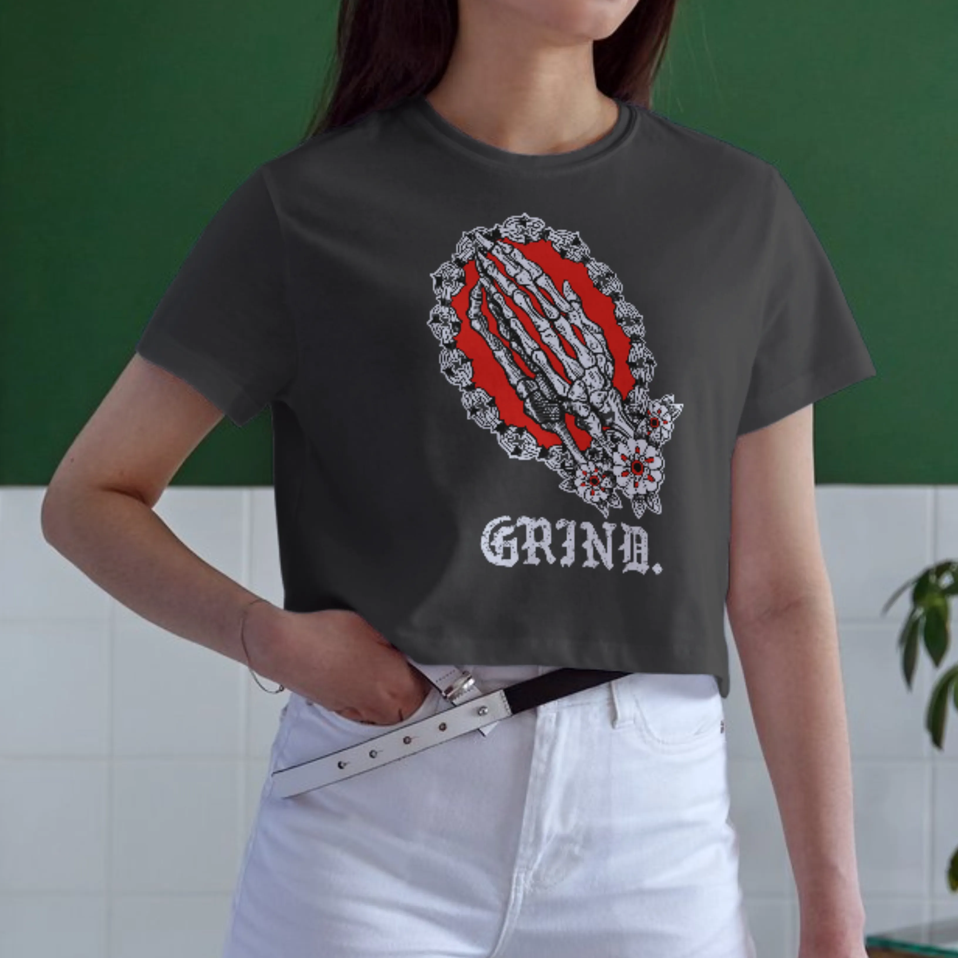 "Grind Clapper" 2024 Cropped Tee