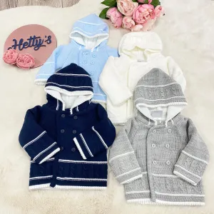 "Taylor" Dandelion Thick Knitted Pram Coat