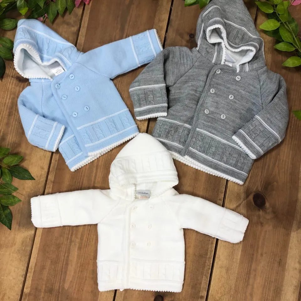"Taylor" Dandelion Thick Knitted Pram Coat