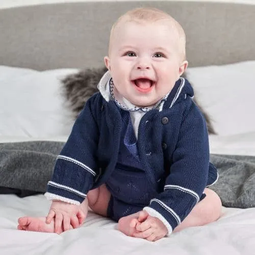 "Taylor" Dandelion Thick Knitted Pram Coat