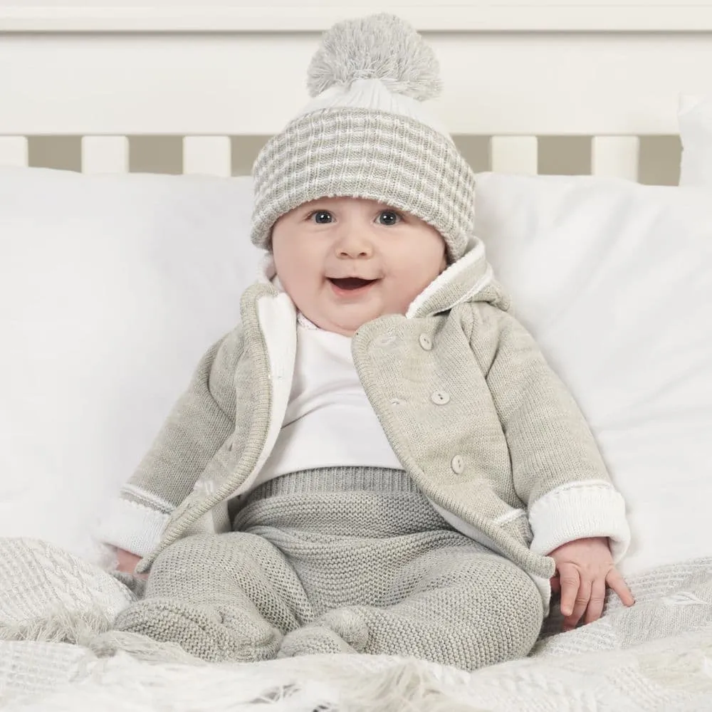 "Taylor" Dandelion Thick Knitted Pram Coat