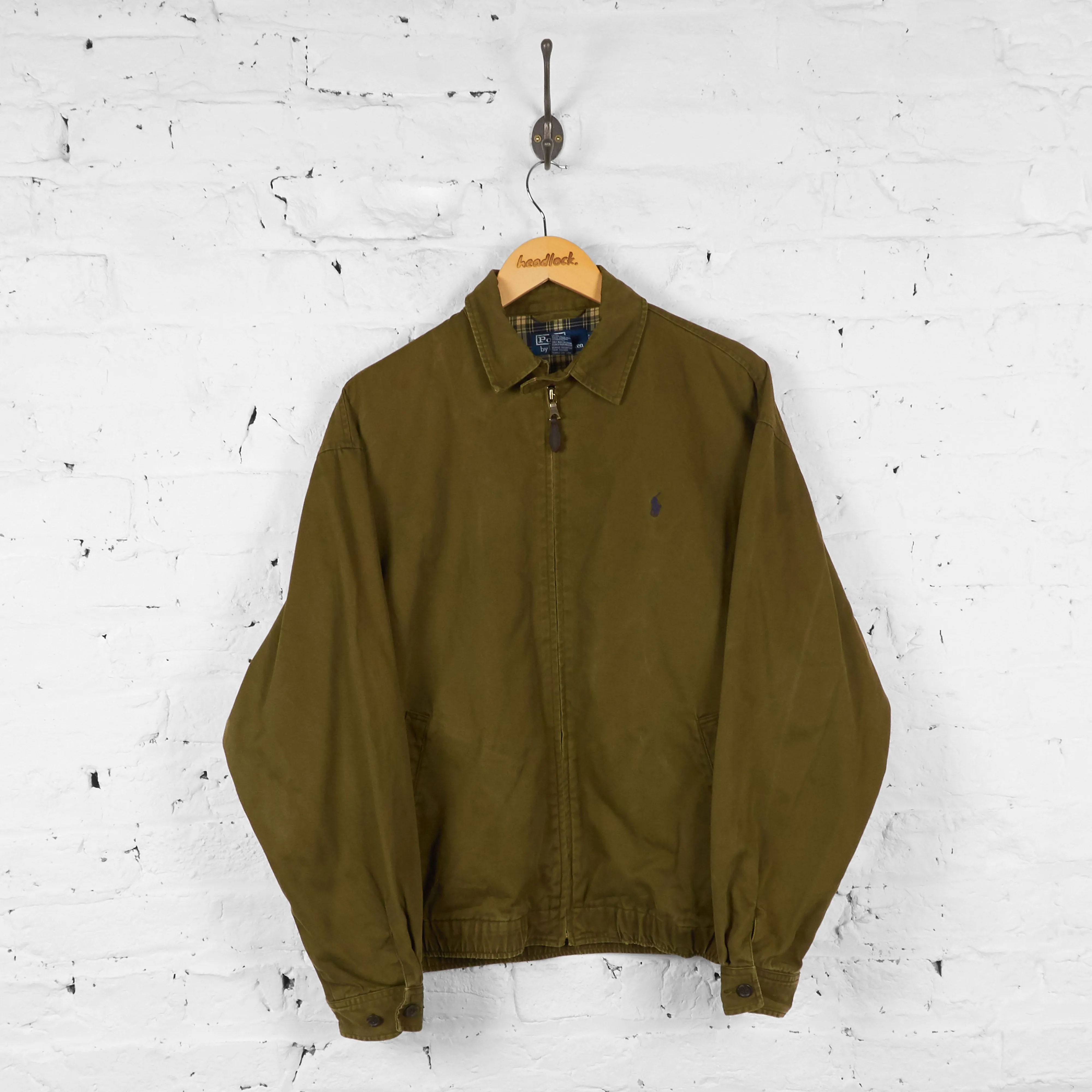 Ralph Lauren Harrington Bomber Jacket - Green - M
